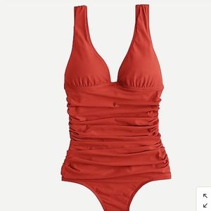 NWT J. Crew Ruched femme one-piece swimsuit Sz 4
